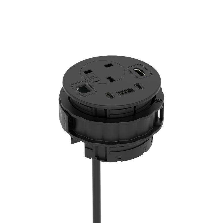 Impulse Round Power Unit Module 1x Socket