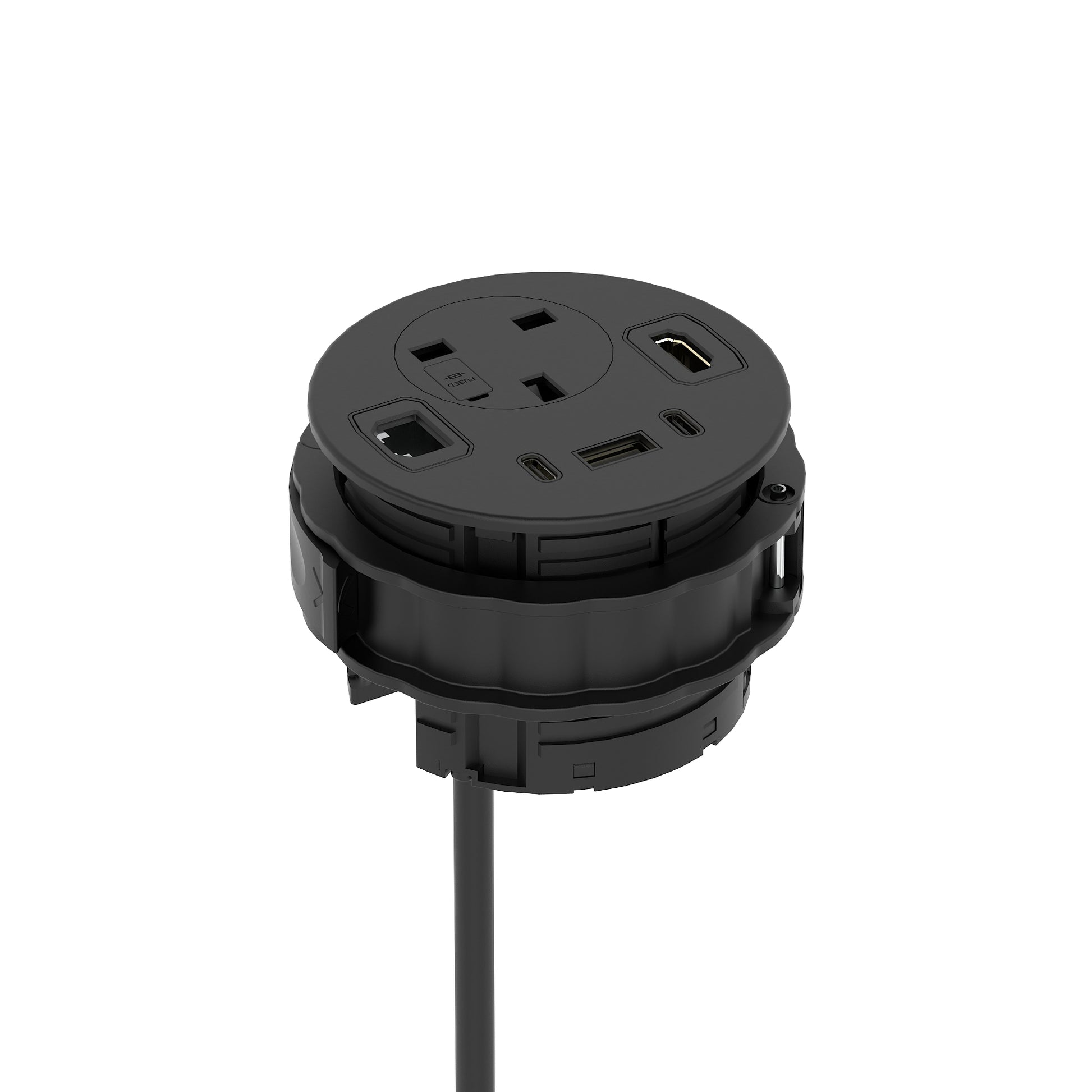 Impulse Round Power Unit Module 1x Socket