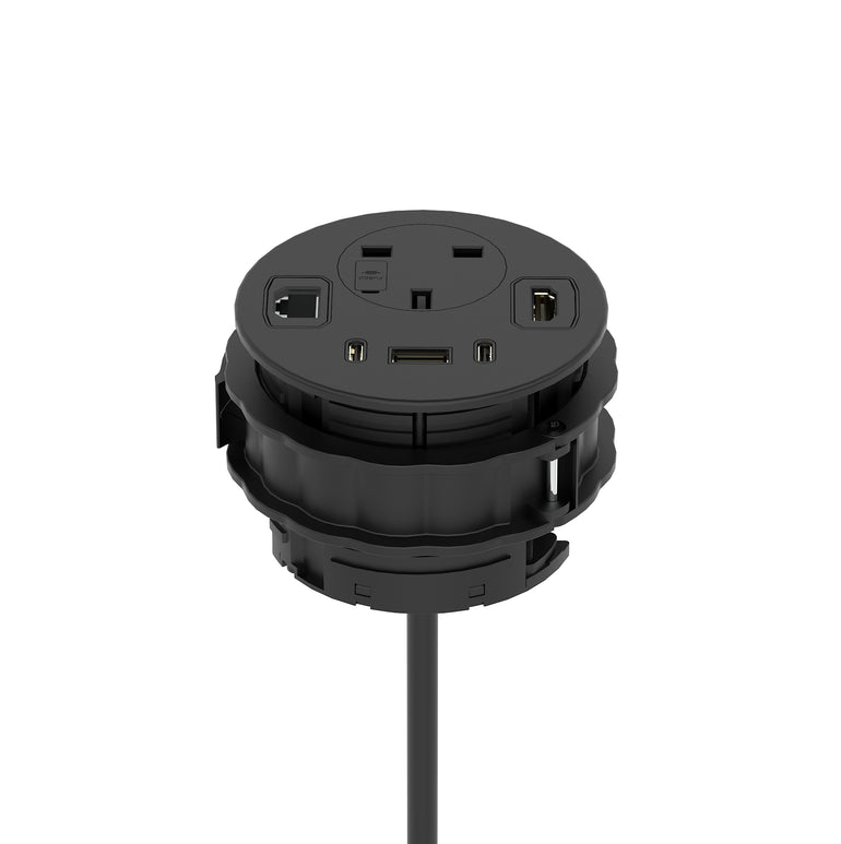 Impulse Round Power Unit Module 1x Socket