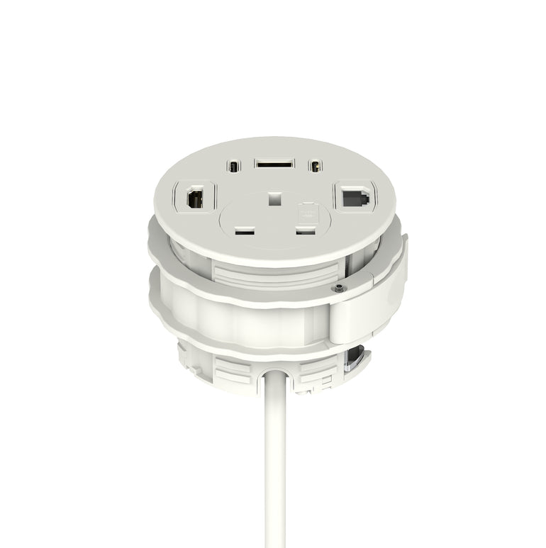 Impulse Round Power Unit Module 1x Socket