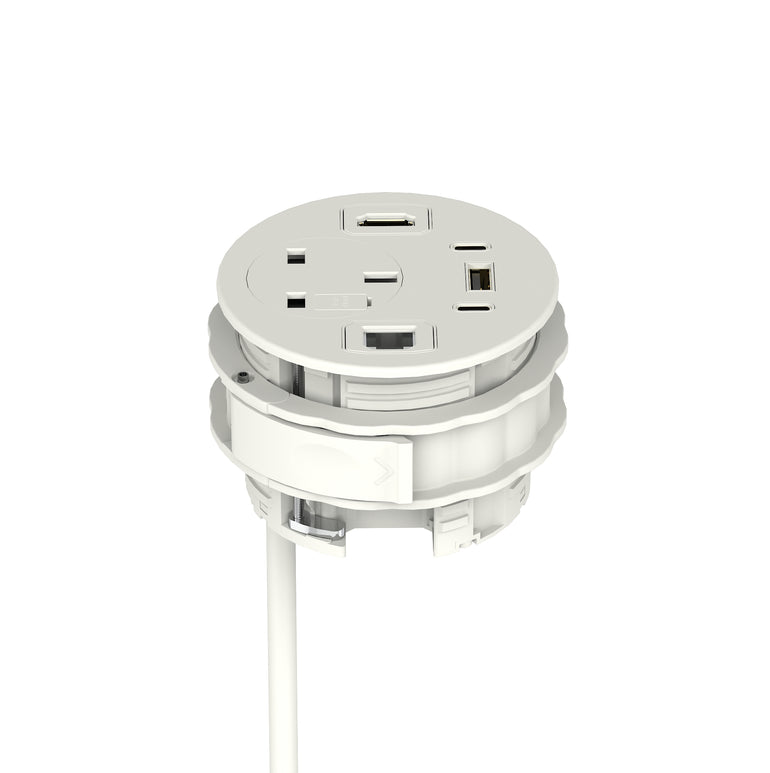 Impulse Round Power Unit Module 1x Socket