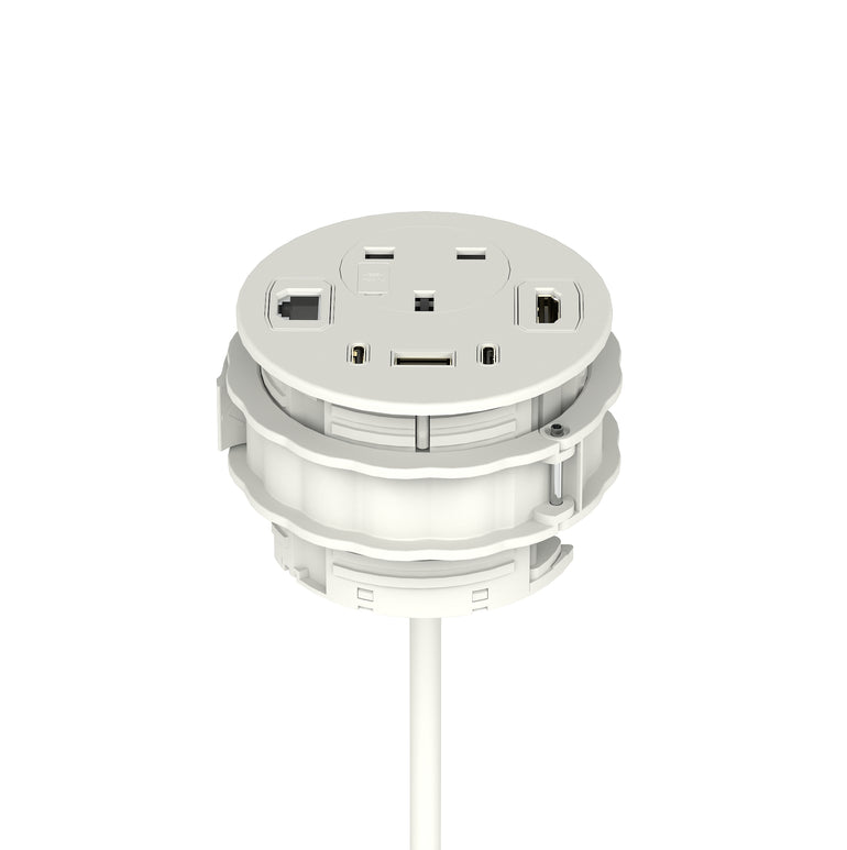 Impulse Round Power Unit Module 1x Socket