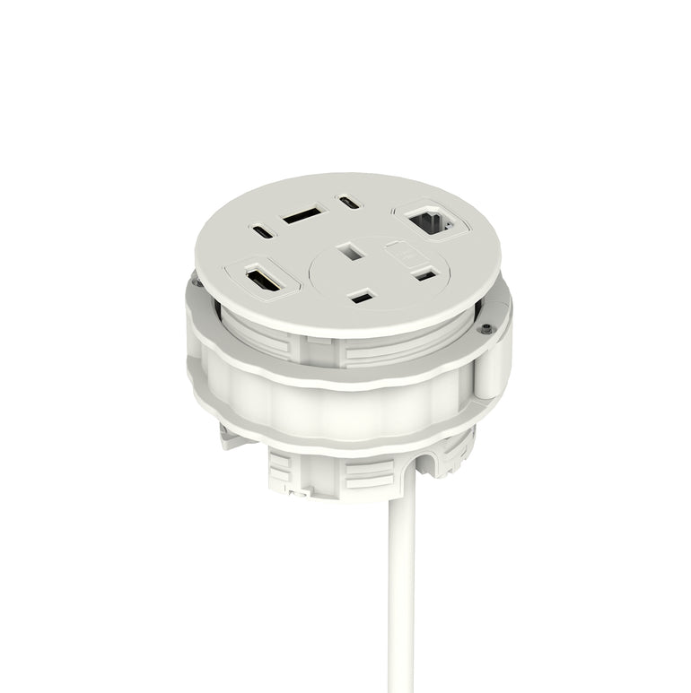 Impulse Round Power Unit Module 1x Socket