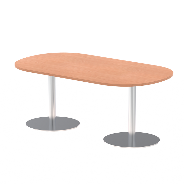 Italia Boardroom Table Silver Leg