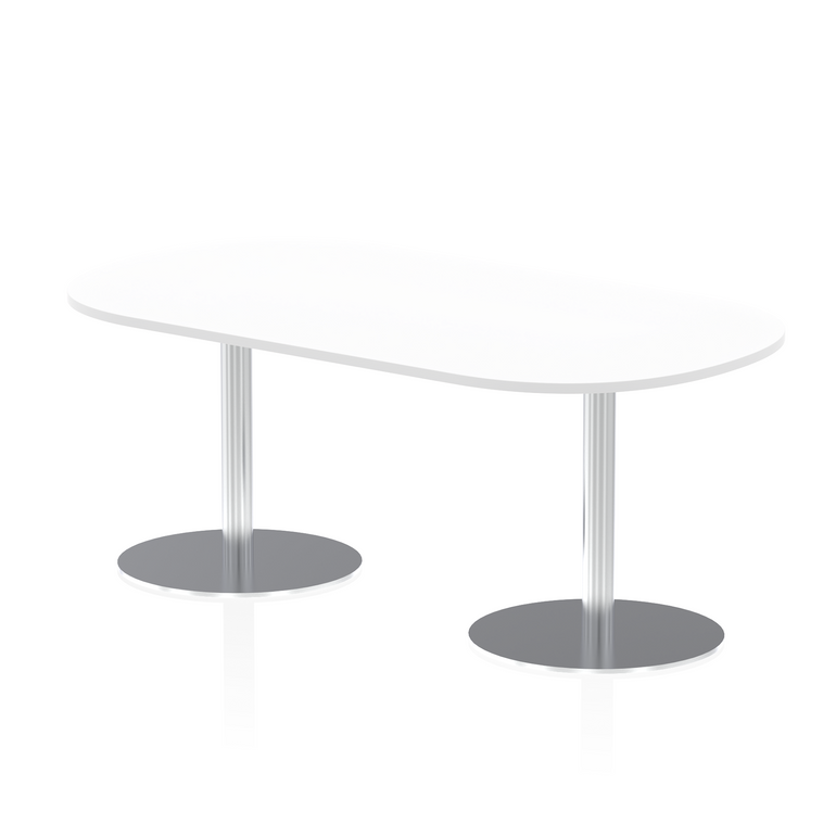 Italia Boardroom Table Silver Leg