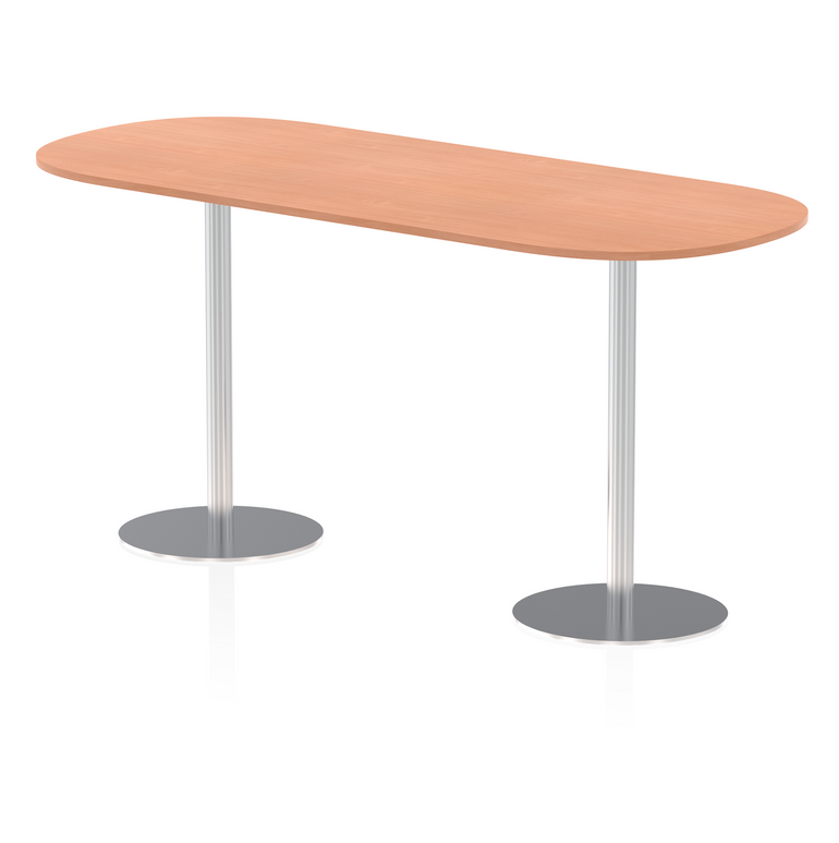 Italia Boardroom Table Silver Leg