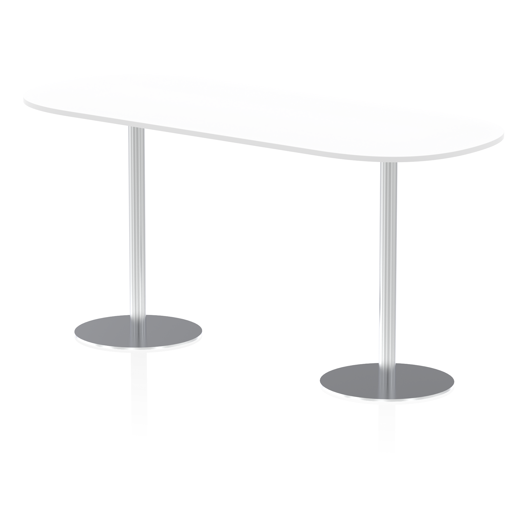 Italia Boardroom Table Silver Leg