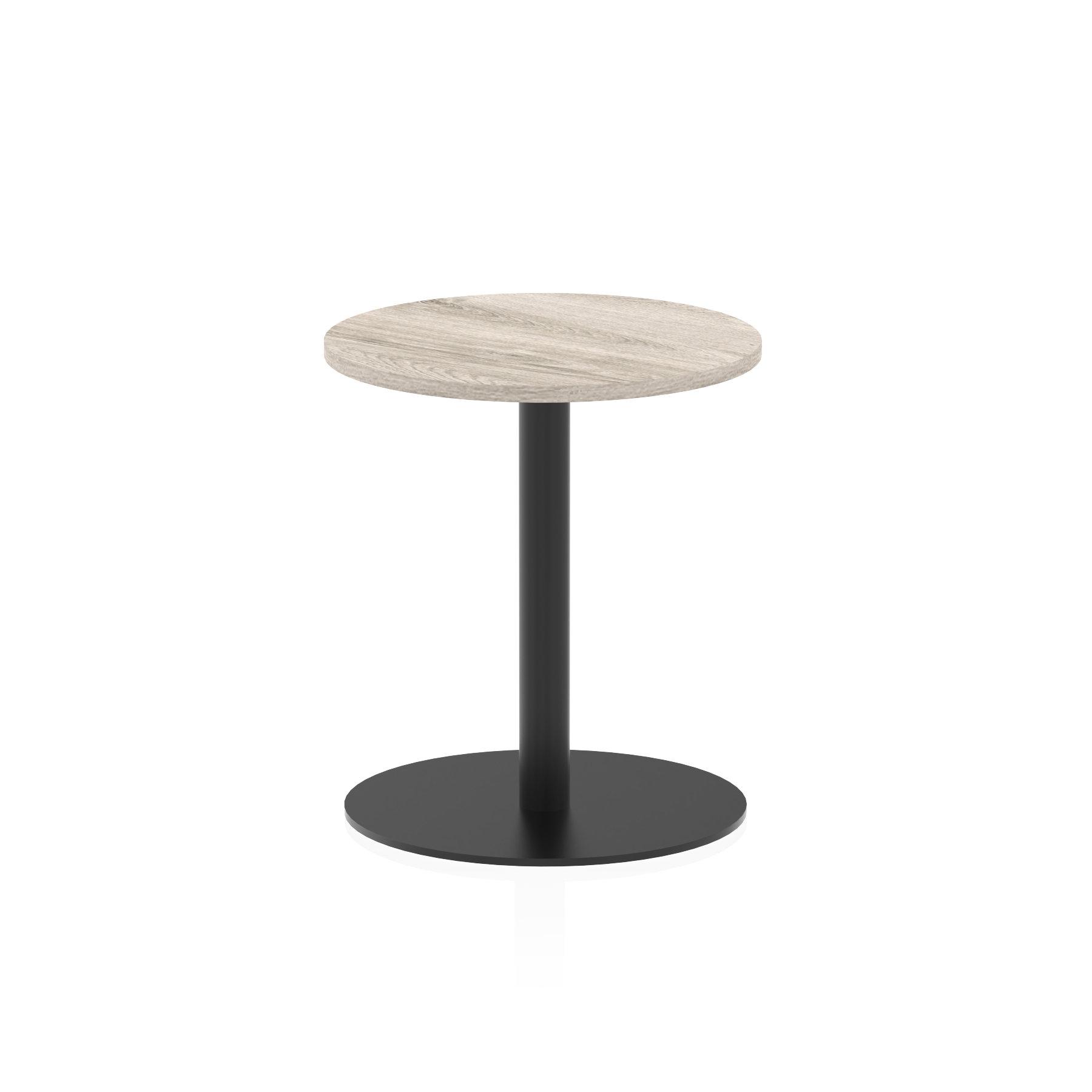 Italia Round Poseur Table Black Leg