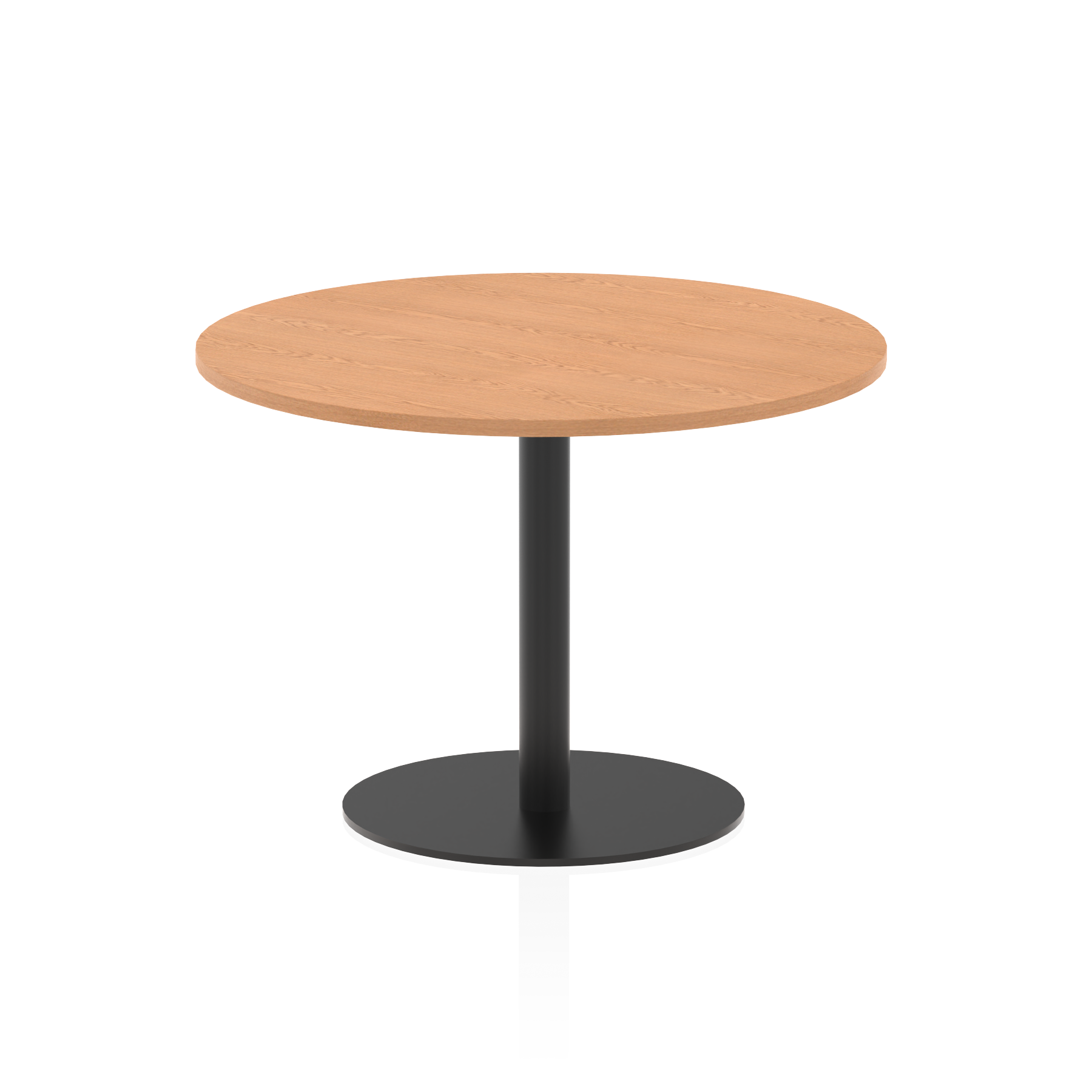 Italia Round Poseur Table Black Leg