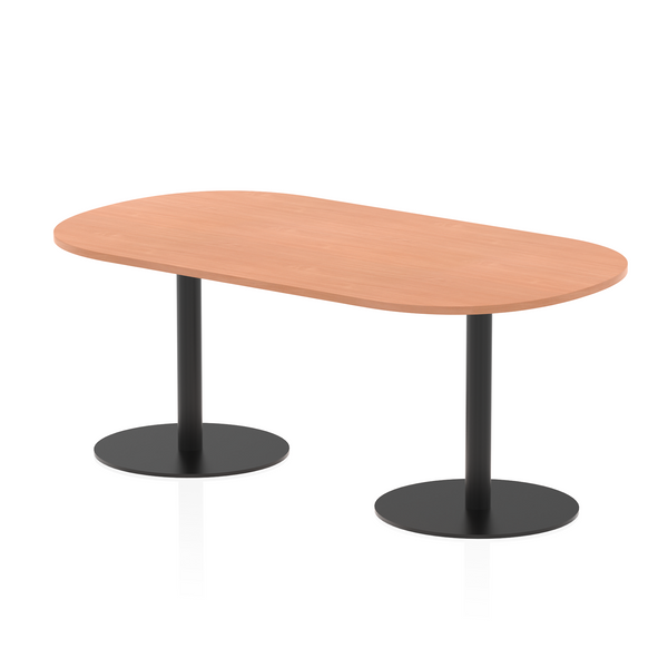 Italia Boardroom Table Black Leg