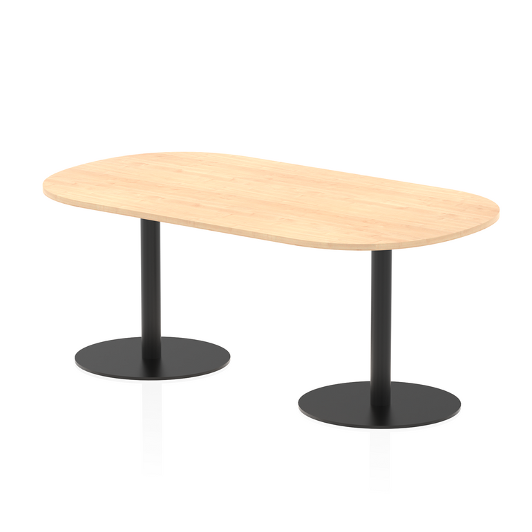 Italia Boardroom Table Black Leg