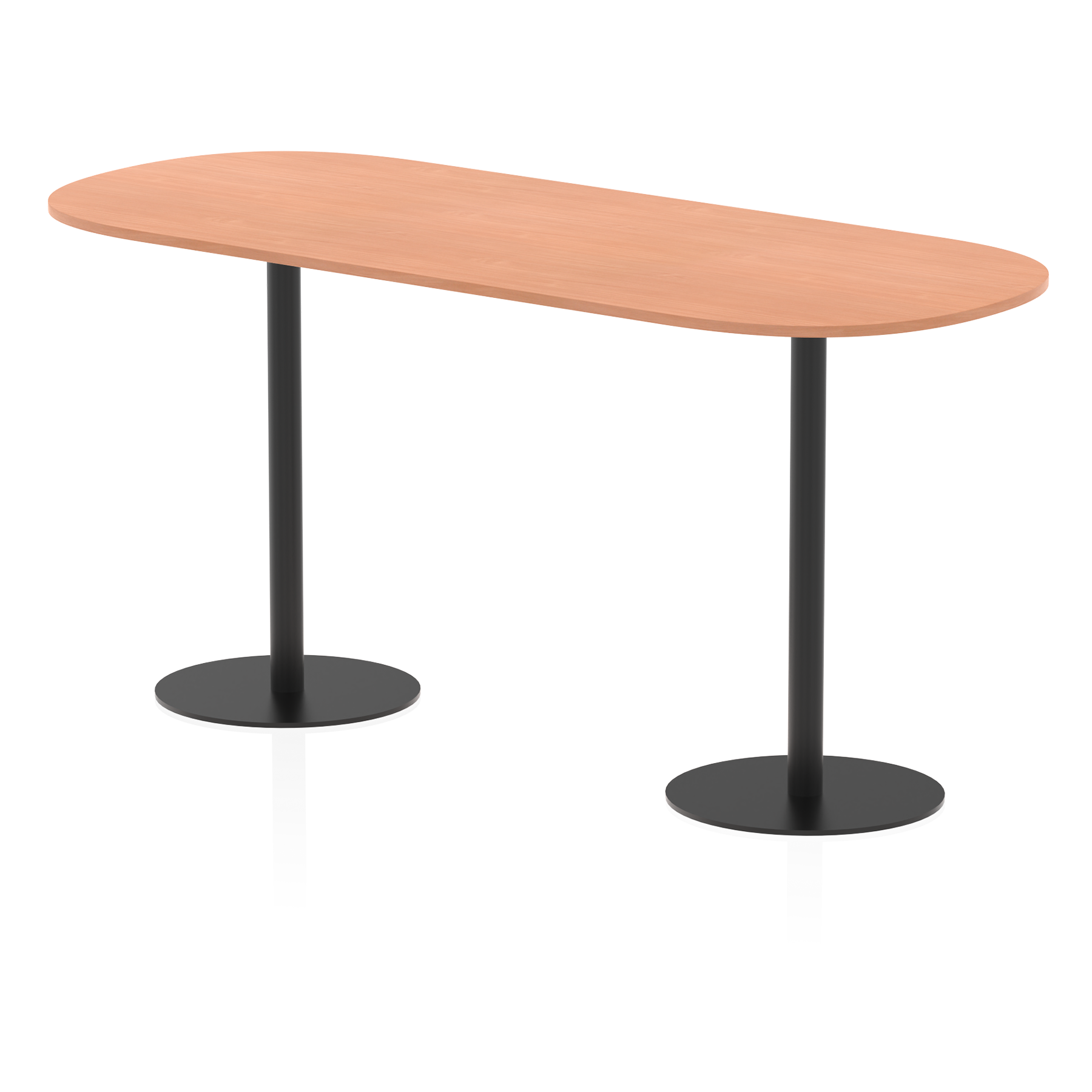 Italia Boardroom Table Black Leg