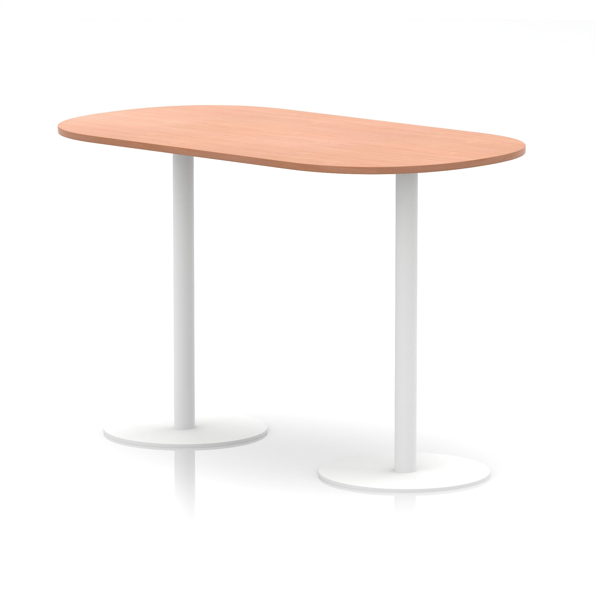 Italia Boardroom Table White Leg