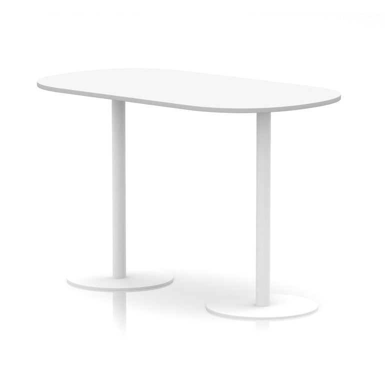 Italia Boardroom Table White Leg