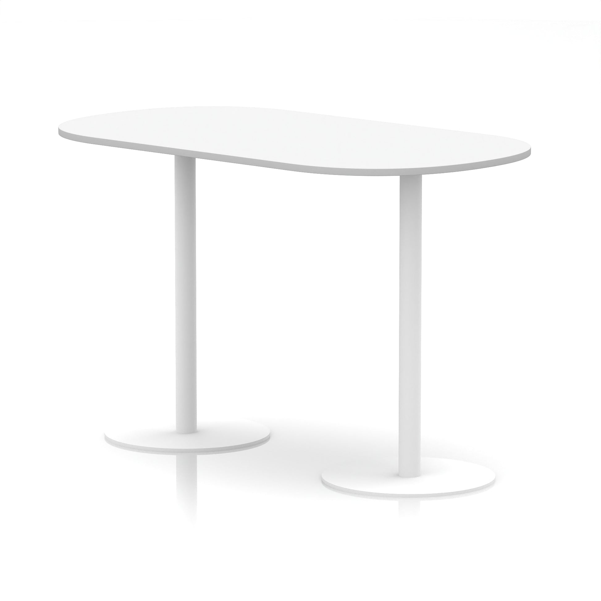 Italia Boardroom Table White Leg