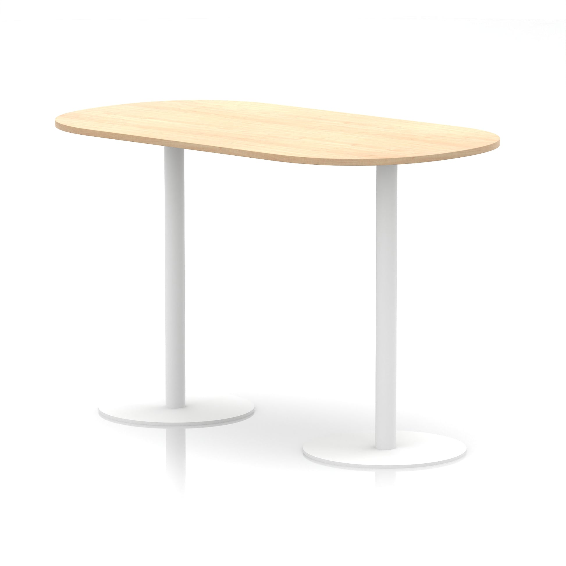 Italia Boardroom Table White Leg