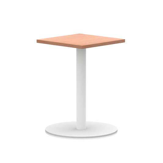 EE - Italia Square Poseur Table White Leg
