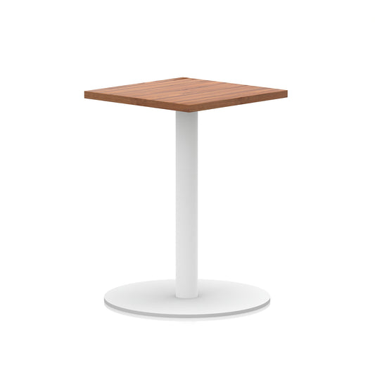 EE - Italia Square Poseur Table White Leg