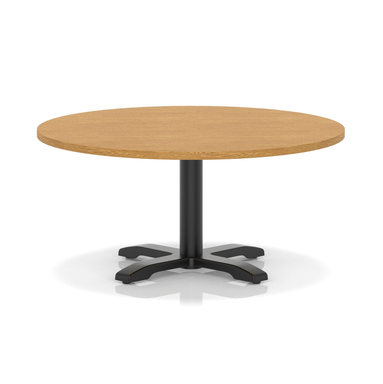 Italia Round Coffee Table With Cross Base