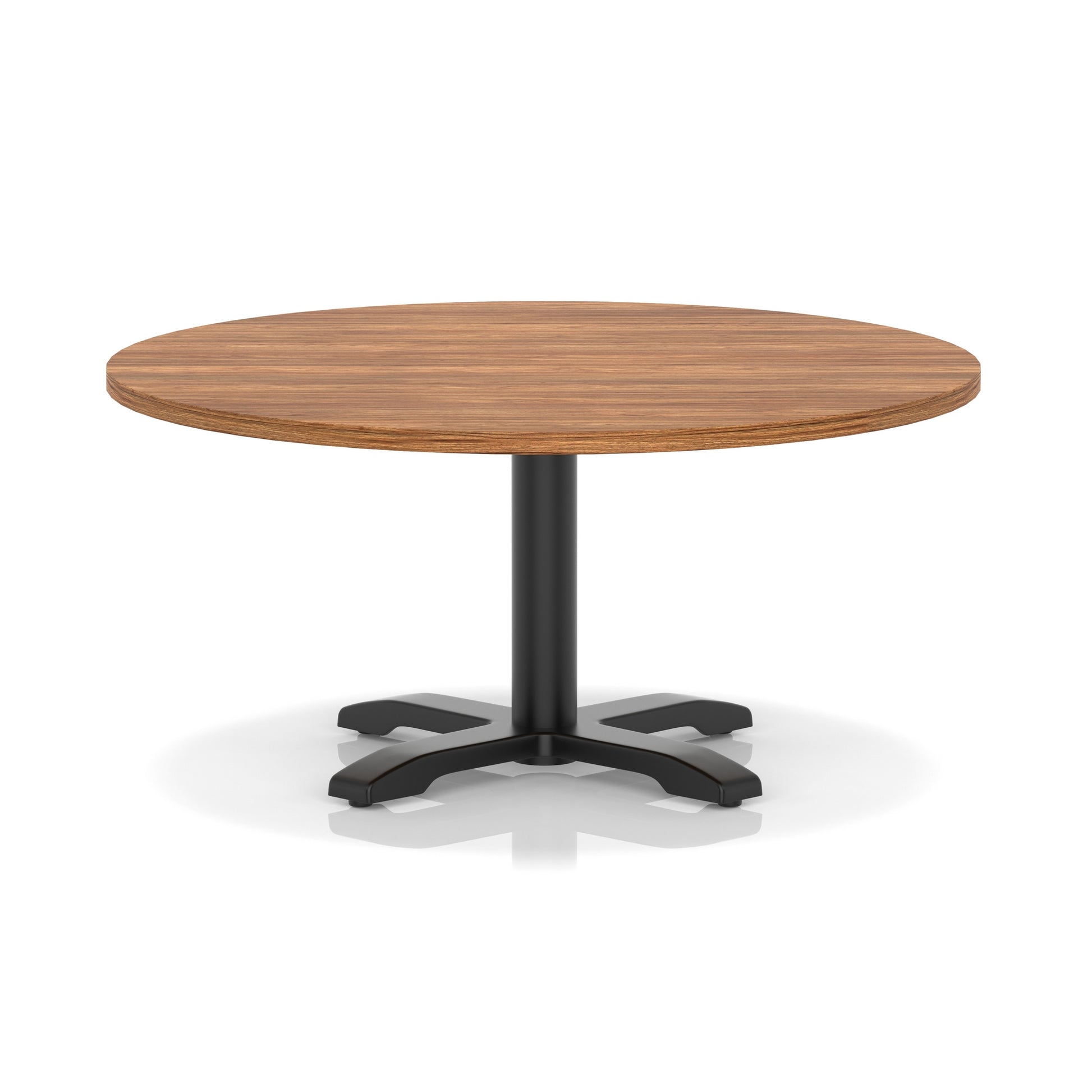 Italia Round Coffee Table With Cross Base