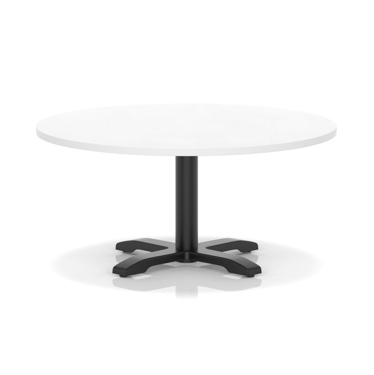 Italia Round Coffee Table With Cross Base
