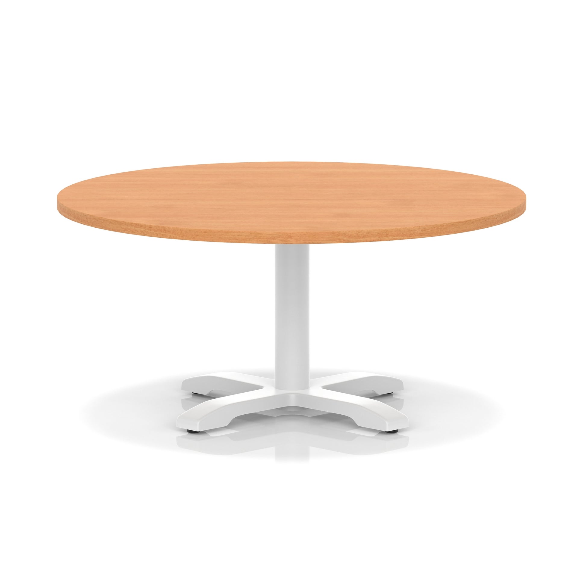 Italia Round Coffee Table With Cross Base