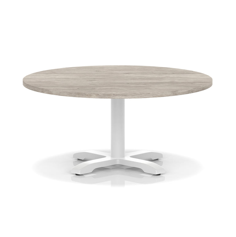 Italia Round Coffee Table With Cross Base