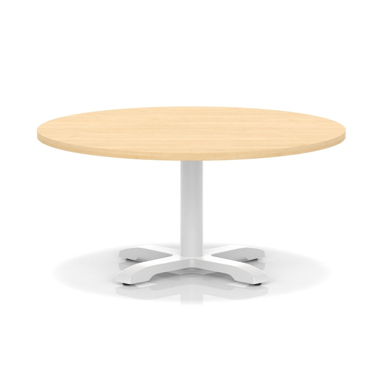 Italia Round Coffee Table With Cross Base
