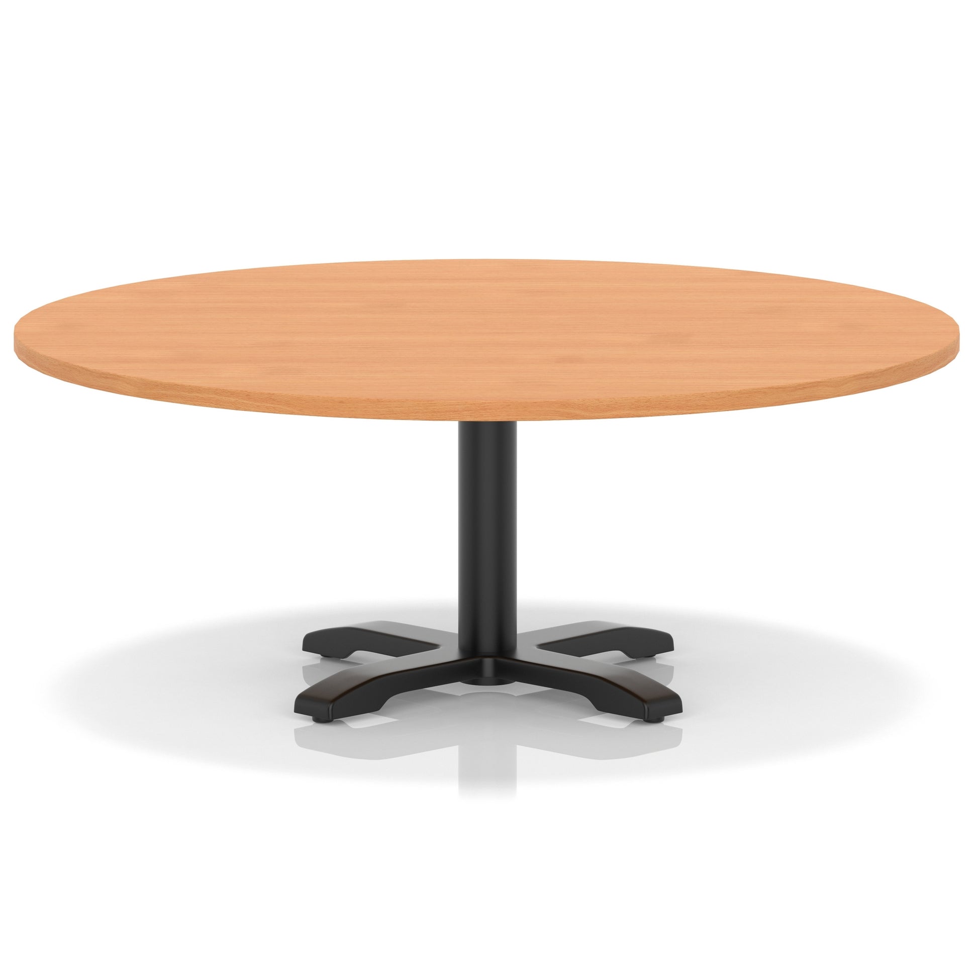 Italia Round Coffee Table With Cross Base