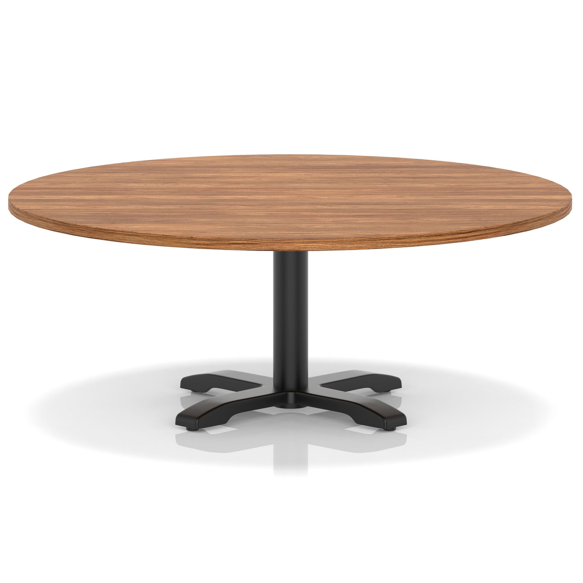 Italia Round Coffee Table With Cross Base