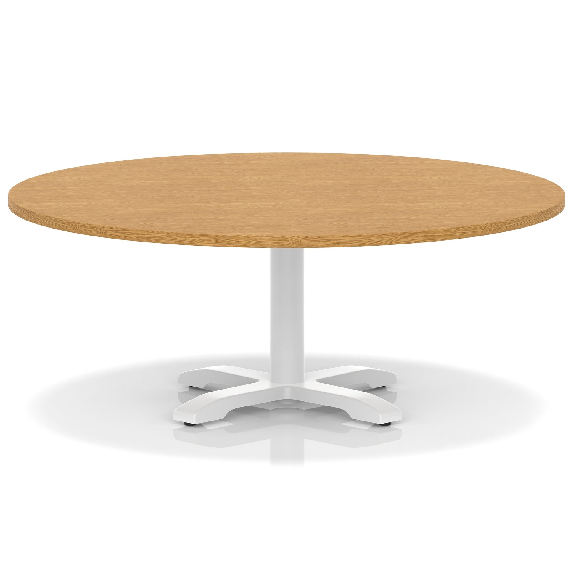 Italia Round Coffee Table With Cross Base
