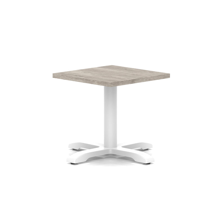 Italia Square Coffee Table With Cross Base