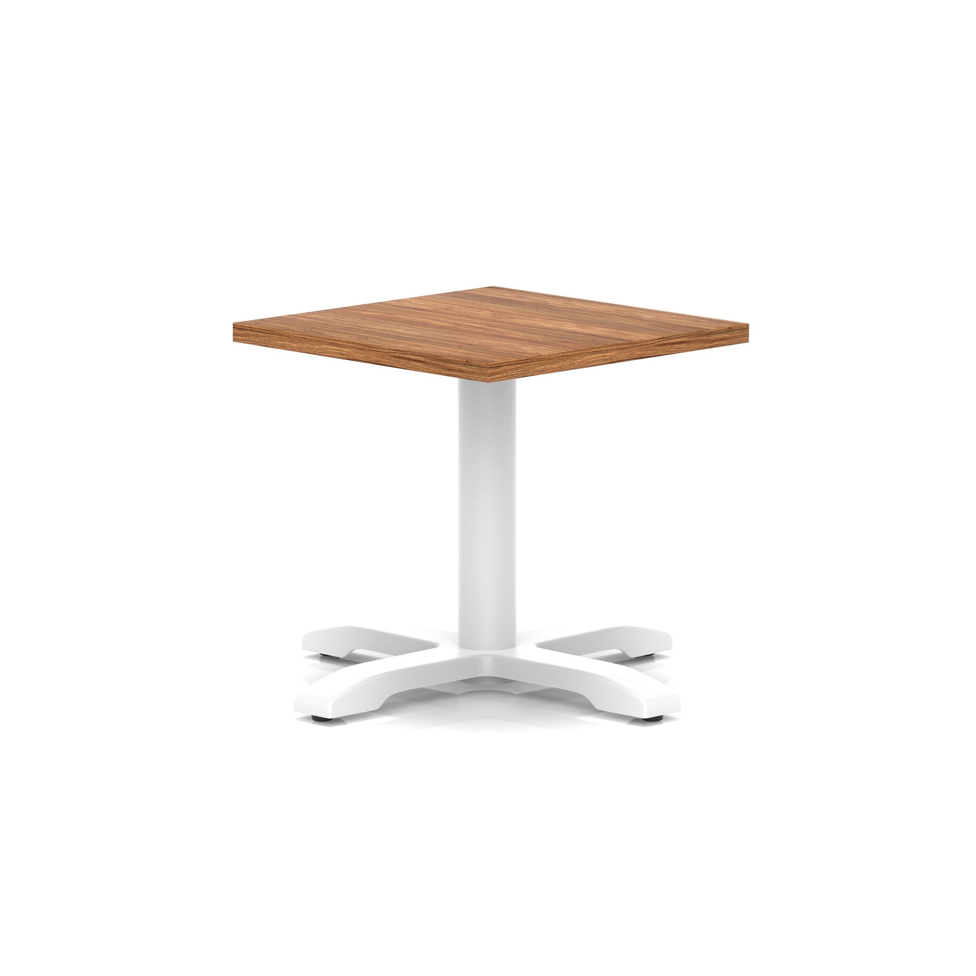 Italia Square Coffee Table With Cross Base