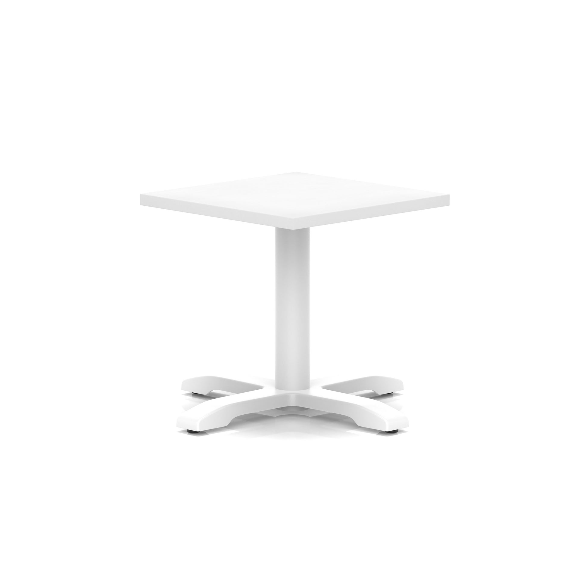 Italia Square Coffee Table With Cross Base