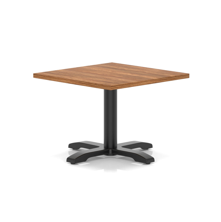 Italia Square Coffee Table With Cross Base