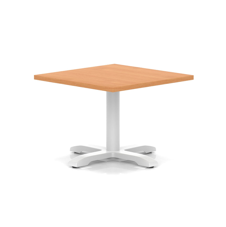 Italia Square Coffee Table With Cross Base