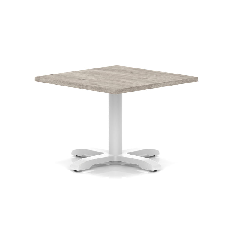 Italia Square Coffee Table With Cross Base