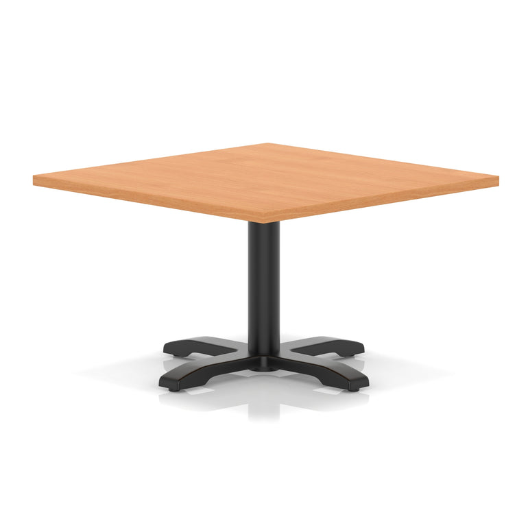 Italia Square Coffee Table With Cross Base