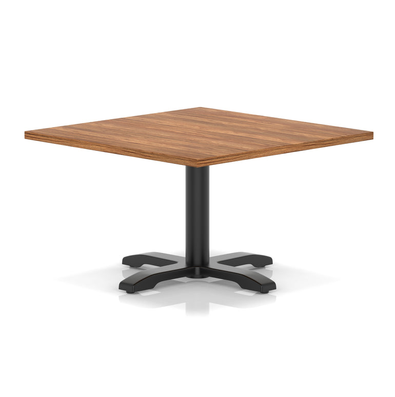 Italia Square Coffee Table With Cross Base