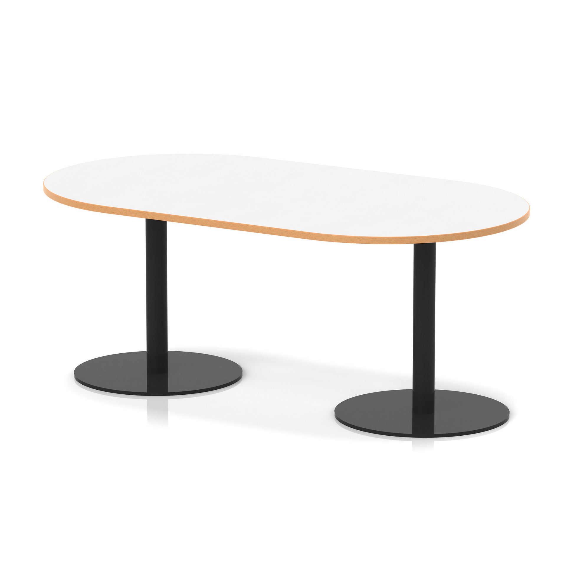 Italia Boardroom Table Black Leg