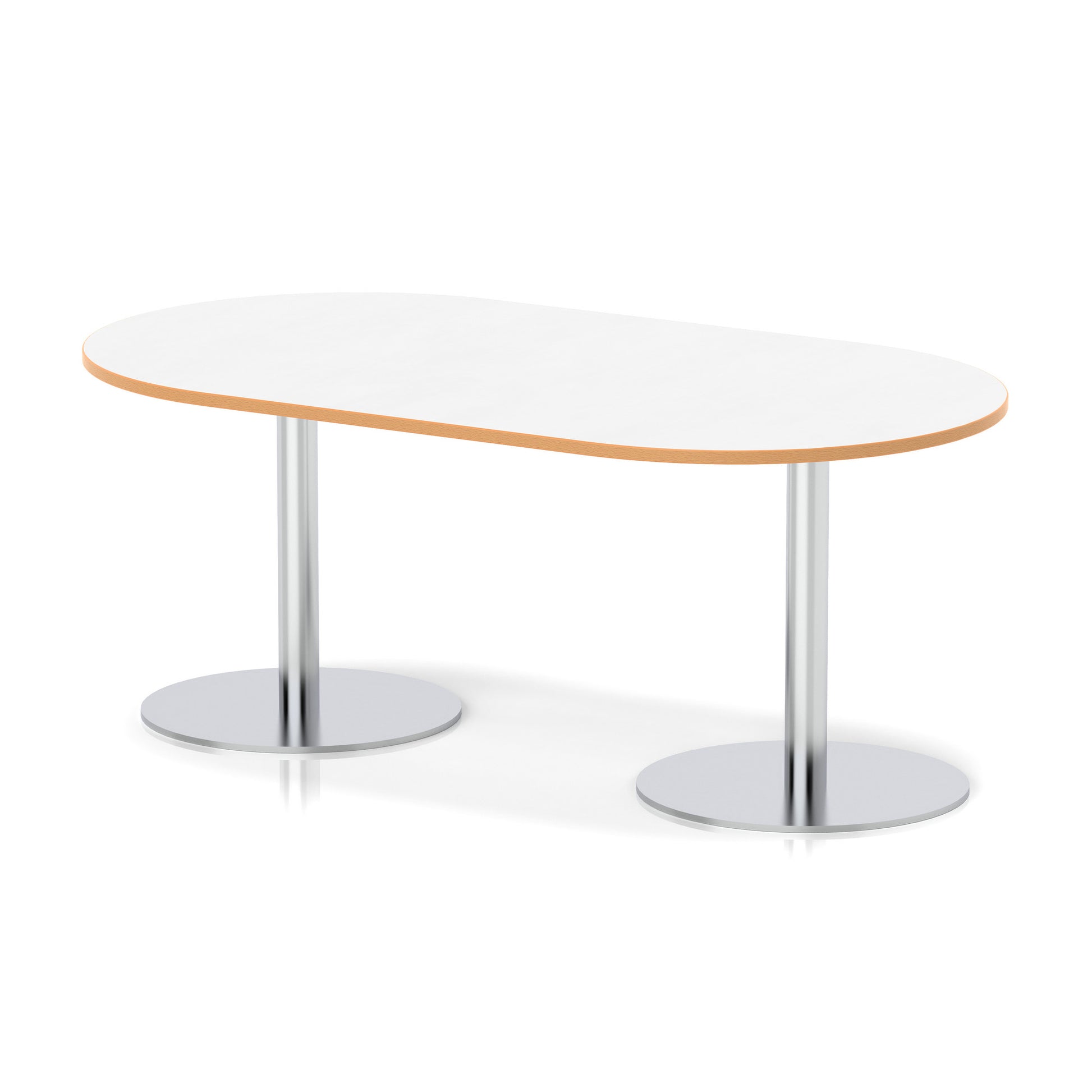 Italia Boardroom Table Silver Leg
