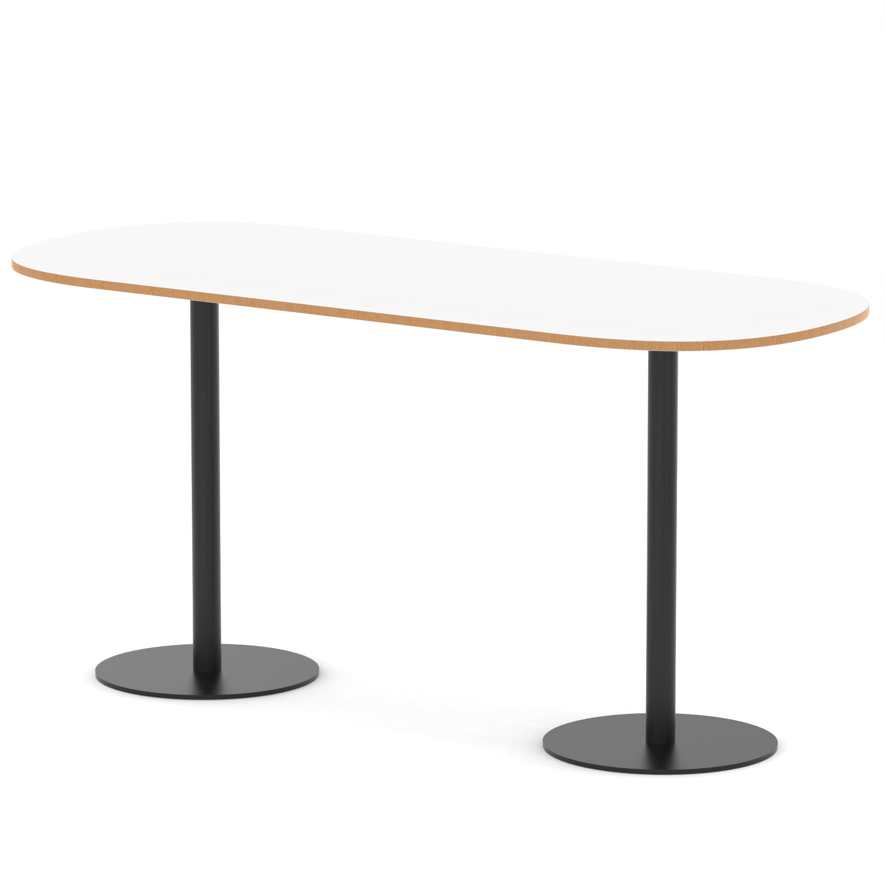 Italia Boardroom Table Black Leg