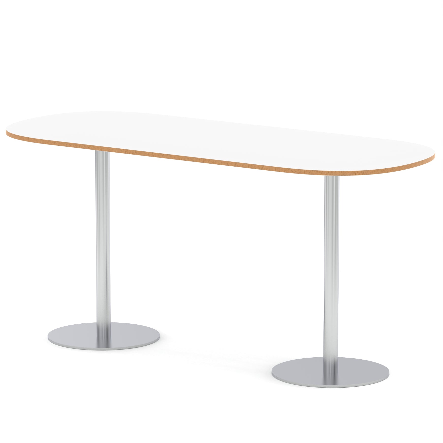 Italia Boardroom Table Silver Leg