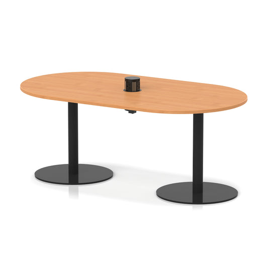 Italia Volta Poseur Boardroom Table With Pop-up Power Module