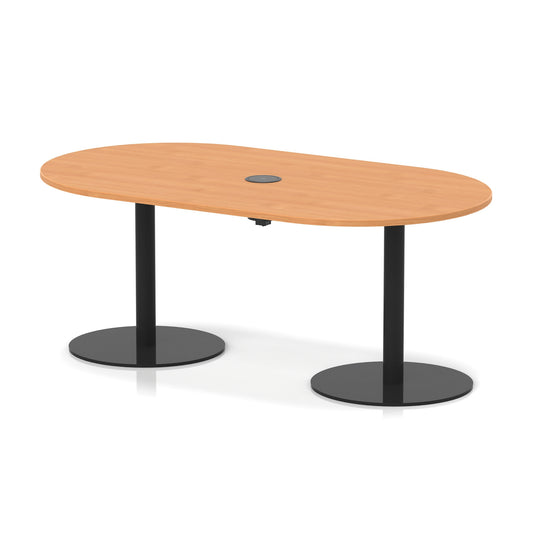 Italia Volta Poseur Boardroom Table With Pop-up Power Module
