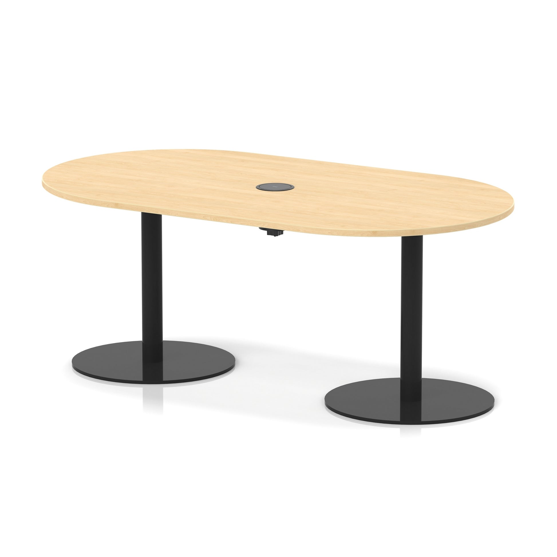 Italia Volta Poseur Boardroom Table With Pop-up Power Module