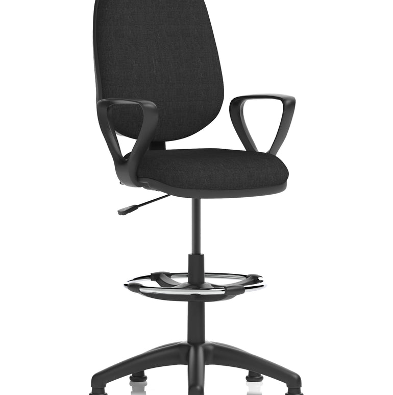 Eclipse Plus I Medium Back Task Operator Office Chair with Hi Rise Draughtsman Kit