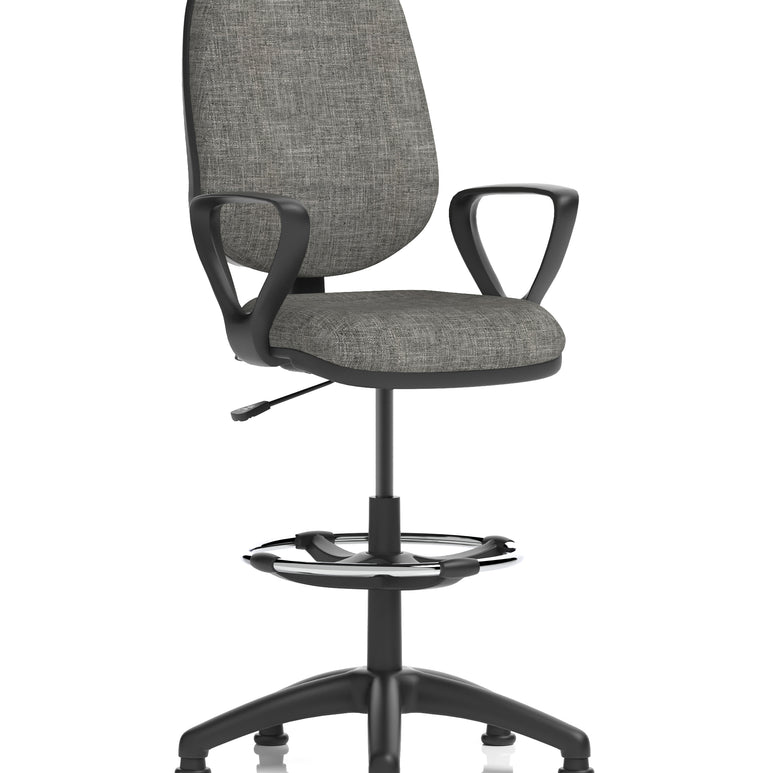 Eclipse Plus I Medium Back Task Operator Office Chair with Hi Rise Draughtsman Kit