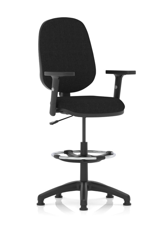 Eclipse Plus I Medium Back Task Operator Office Chair with Hi Rise Draughtsman Kit