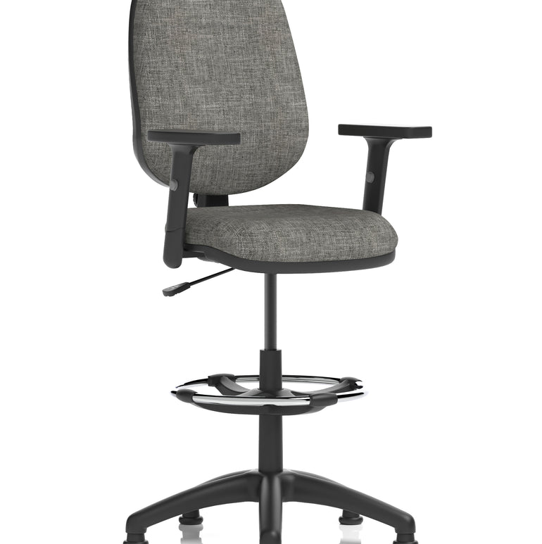 Eclipse Plus I Medium Back Task Operator Office Chair with Hi Rise Draughtsman Kit